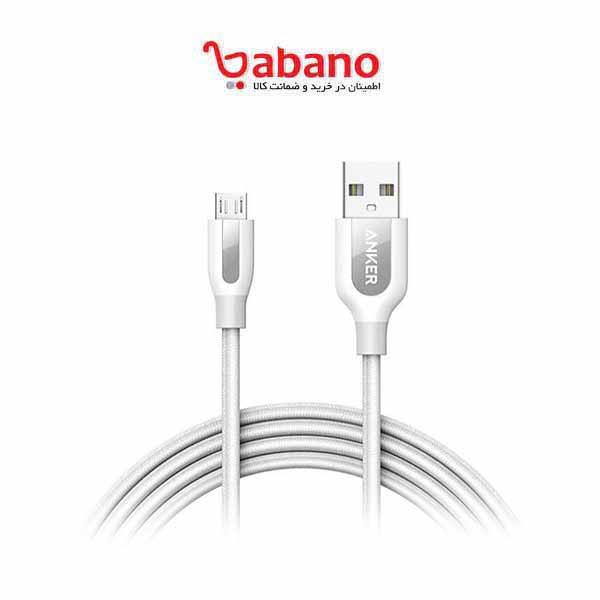 کابل شارژ anker micro USB مدل A8143 Anker A8143 PowerLine Plus USB to Micro USB Cable